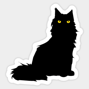 Fluffy Cat Sticker